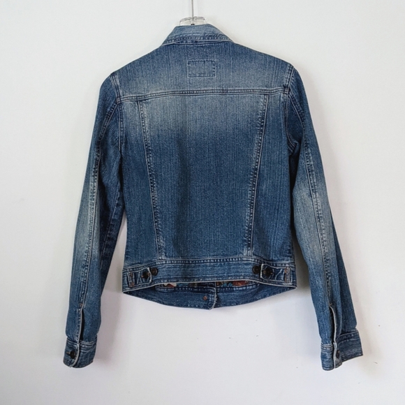 Hollister HCO Stretch Studded Trucker Jean Jacket - Picture 2 of 4